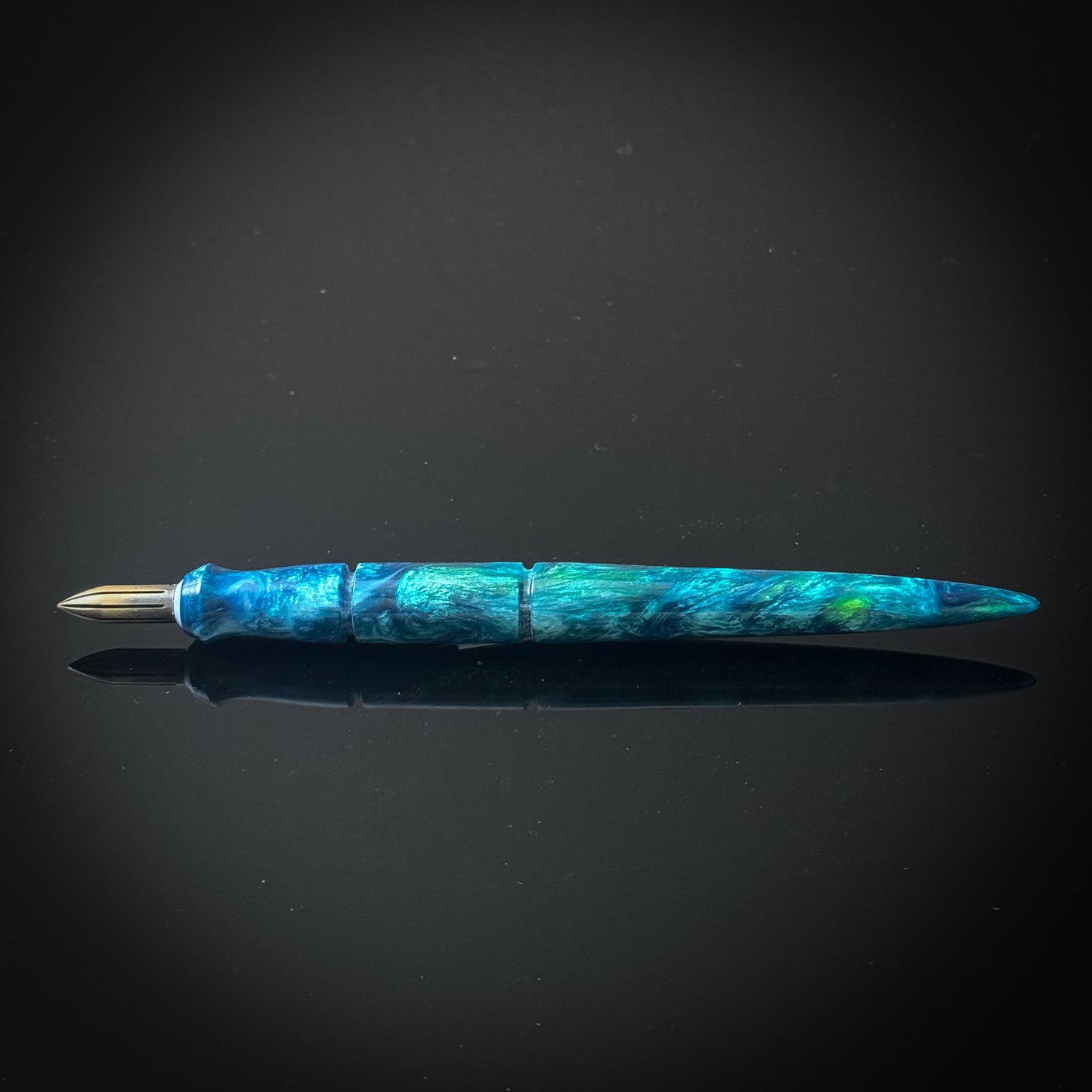 Blue Green Contoured Nib Holder