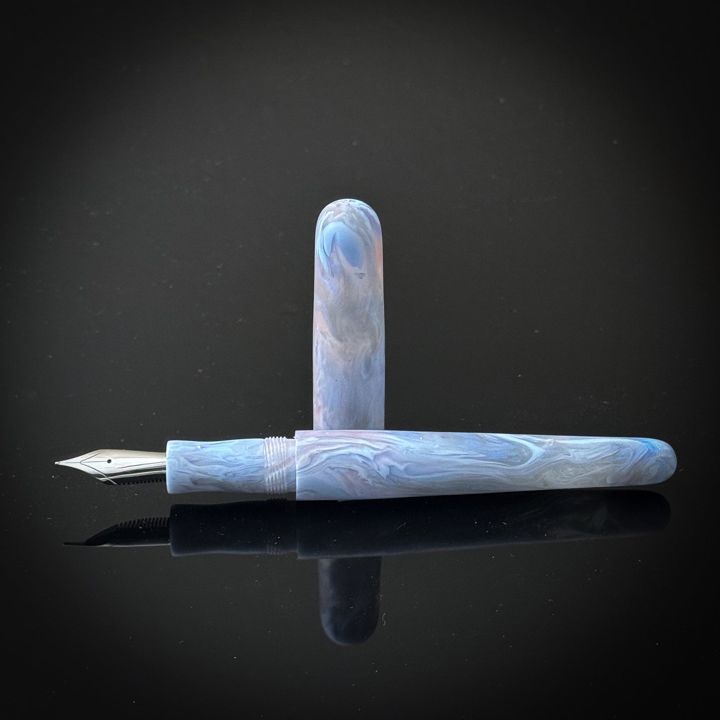 Periwinkle Pastures Shadyside Model  Low Lustre Finish - Jowo Nib
