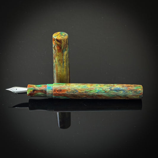 The Cooper Project Extra Long Arlington Fountain Pen  Low - Jowo nib