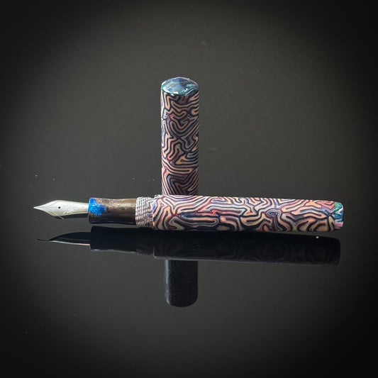 Tan and Cool Tones CrazyFiber Westwood Model - Jowo Nib
