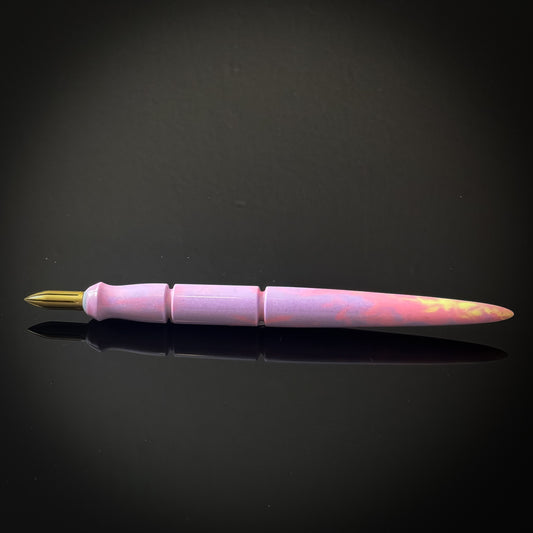 Yellow, Pink and Purple Contoured Nib Holder