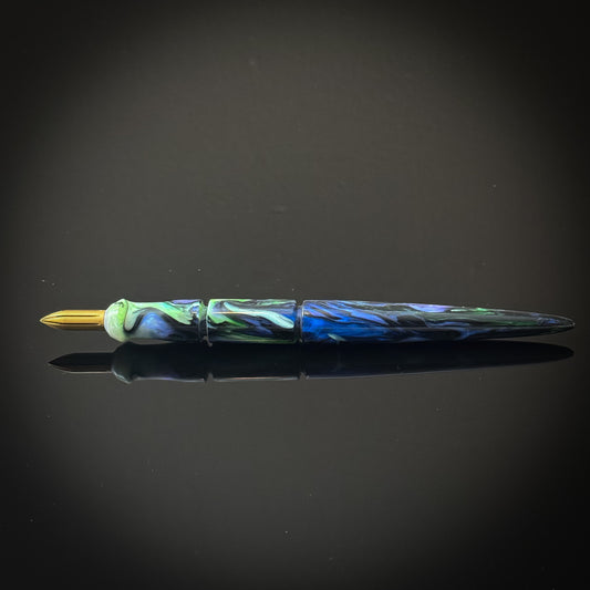 Wanderlust Abalone Contoured Nib Holder