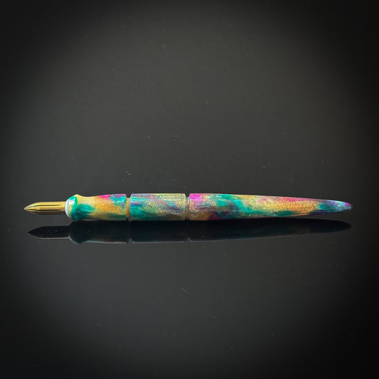 Unicorn Horn Contoured Nib Holder -Semi Gloss