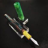 Tropical Fizz and Rusted Butterknife Shadyside Fountain Pen - Bock nib