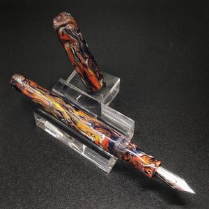 Abstract Metallic Morningside Model - Bock Nib